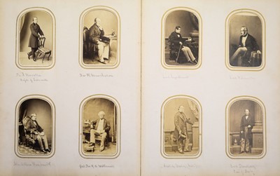 Lot 18 - Cartes de Visite. An album containing approximately 90 cartes de visite