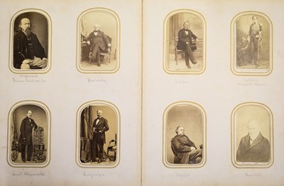 Lot 18 - Cartes de Visite. An album containing approximately 90 cartes de visite