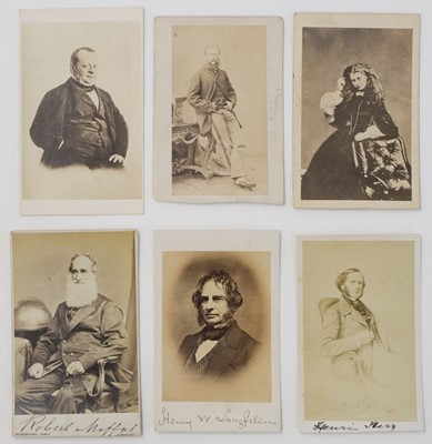 Lot 17 - Cartes de Visite. A group of approximately 160 cartes de visite portraits, mostly circa 1860s