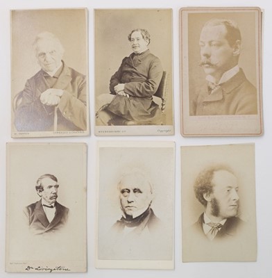 Lot 17 - Cartes de Visite. A group of approximately 160 cartes de visite portraits, mostly circa 1860s