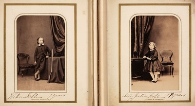 Lot 21 - Cartes de Visite. 17 Victorian albums, circa 1860s/1880s