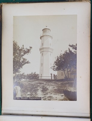 Lot 63 - Bermuda. An album of 24 mounted, circa 1890