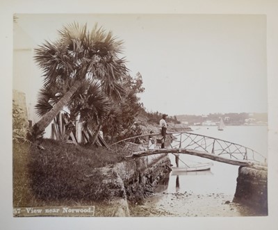 Lot 63 - Bermuda. An album of 24 mounted, circa 1890