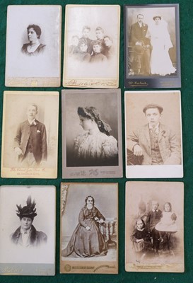 Lot 119 - Cartes de Visite. A collection of approximately 150 cartes de visite