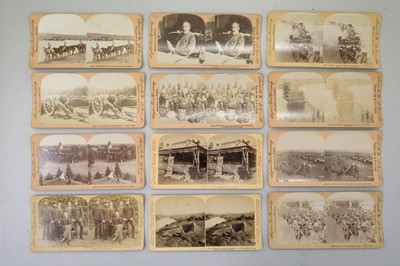 Lot 8 - Boer War. A group of approximately 220 stereoviews