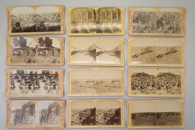 Lot 8 - Boer War. A group of approximately 220 stereoviews