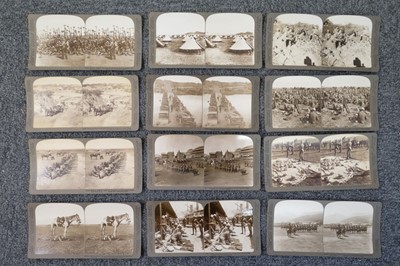 Lot 8 - Boer War. A group of approximately 220 stereoviews