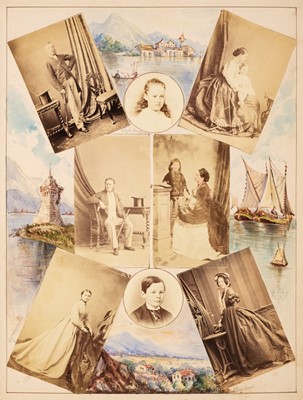 Lot 98 - Victorian & Edwardian Photography. A group of 12 photograph albums, late 19th & some early 20th c.