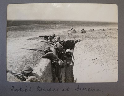 Lot 68 - Middle East. A small complete album of 24 window-mounted photographs, by G. R. Hughes