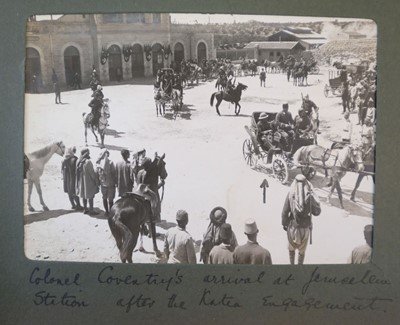 Lot 68 - Middle East. A small complete album of 24 window-mounted photographs, by G. R. Hughes
