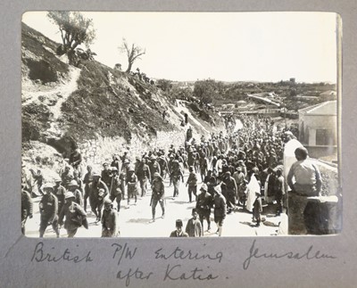 Lot 68 - Middle East. A small complete album of 24 window-mounted photographs, by G. R. Hughes