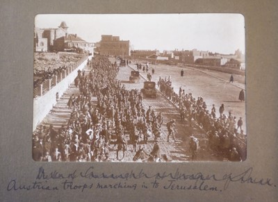 Lot 68 - Middle East. A small complete album of 24 window-mounted photographs, by G. R. Hughes