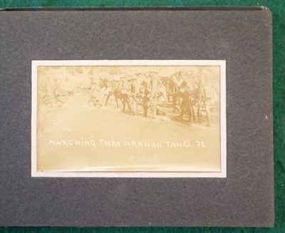 Lot 68 - Middle East. A small complete album of 24 window-mounted photographs, by G. R. Hughes