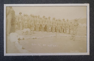 Lot 68 - Middle East. A small complete album of 24 window-mounted photographs, by G. R. Hughes