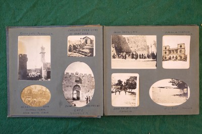 Lot 68 - Middle East. A small complete album of 24 window-mounted photographs, by G. R. Hughes