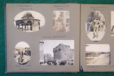 Lot 68 - Middle East. A small complete album of 24 window-mounted photographs, by G. R. Hughes