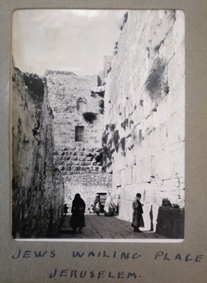 Lot 68 - Middle East. A small complete album of 24 window-mounted photographs, by G. R. Hughes
