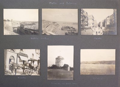 Lot 68 - Middle East. A small complete album of 24 window-mounted photographs, by G. R. Hughes