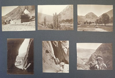 Lot 68 - Middle East. A small complete album of 24 window-mounted photographs, by G. R. Hughes