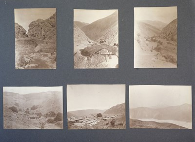 Lot 68 - Middle East. A small complete album of 24 window-mounted photographs, by G. R. Hughes