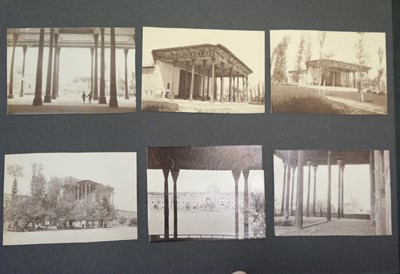 Lot 68 - Middle East. A small complete album of 24 window-mounted photographs, by G. R. Hughes