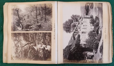 Lot 67 - Middle East & North Africa. A group of 4 photograph albums, circa 1870s/1890s