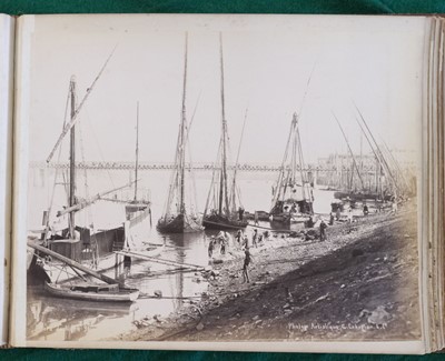 Lot 67 - Middle East & North Africa. A group of 4 photograph albums, circa 1870s/1890s