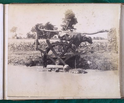 Lot 67 - Middle East & North Africa. A group of 4 photograph albums, circa 1870s/1890s