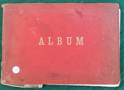 Lot 67 - Middle East & North Africa. A group of 4 photograph albums, circa 1870s/1890s