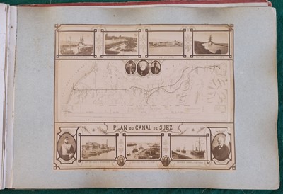 Lot 67 - Middle East & North Africa. A group of 4 photograph albums, circa 1870s/1890s