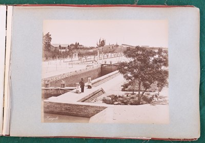 Lot 67 - Middle East & North Africa. A group of 4 photograph albums, circa 1870s/1890s