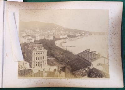 Lot 67 - Middle East & North Africa. A group of 4 photograph albums, circa 1870s/1890s