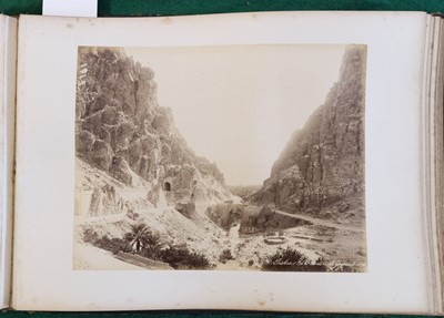 Lot 67 - Middle East & North Africa. A group of 4 photograph albums, circa 1870s/1890s