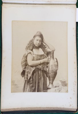 Lot 67 - Middle East & North Africa. A group of 4 photograph albums, circa 1870s/1890s
