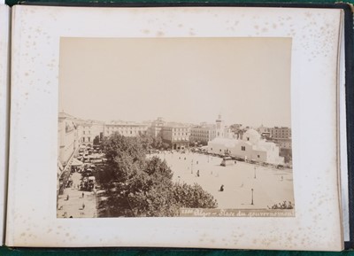 Lot 67 - Middle East & North Africa. A group of 4 photograph albums, circa 1870s/1890s