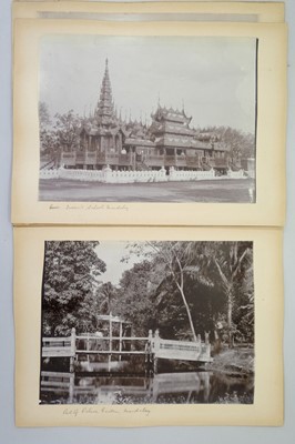 Lot 10 - Burma. An album of photographs of Burmese people and scenes