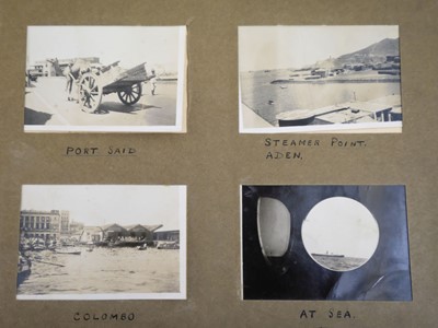 Lot 26 - China. An album of approximately 175 window-mounted gelatin silver print snapshots, circa 1937