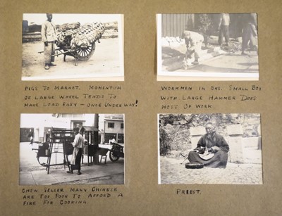 Lot 26 - China. An album of approximately 175 window-mounted gelatin silver print snapshots, circa 1937