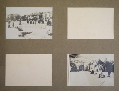 Lot 26 - China. An album of approximately 175 window-mounted gelatin silver print snapshots, circa 1937