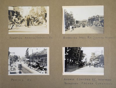 Lot 26 - China. An album of approximately 175 window-mounted gelatin silver print snapshots, circa 1937