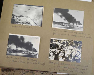 Lot 26 - China. An album of approximately 175 window-mounted gelatin silver print snapshots, circa 1937