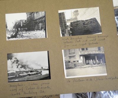 Lot 26 - China. An album of approximately 175 window-mounted gelatin silver print snapshots, circa 1937