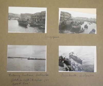 Lot 26 - China. An album of approximately 175 window-mounted gelatin silver print snapshots, circa 1937