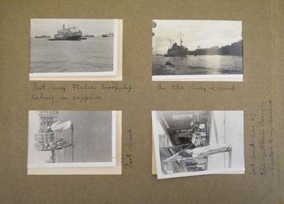 Lot 26 - China. An album of approximately 175 window-mounted gelatin silver print snapshots, circa 1937