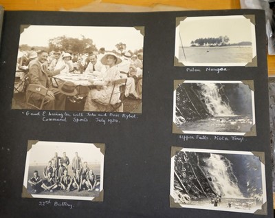 Lot 26 - China. An album of approximately 175 window-mounted gelatin silver print snapshots, circa 1937