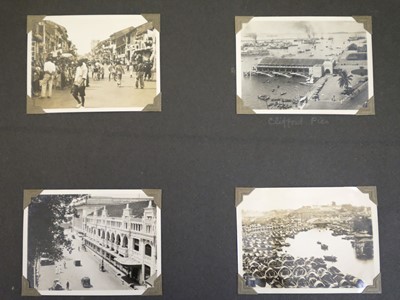 Lot 26 - China. An album of approximately 175 window-mounted gelatin silver print snapshots, circa 1937