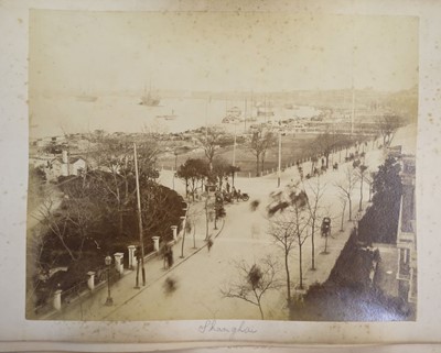 Lot 58 - Hong Kong. An album of 50 photographs of Hong Kong and Japan