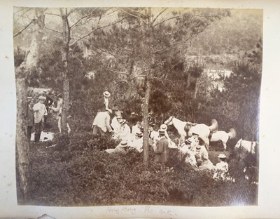 Lot 58 - Hong Kong. An album of 50 photographs of Hong Kong and Japan