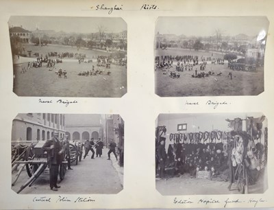 Lot 58 - Hong Kong. An album of 50 photographs of Hong Kong and Japan