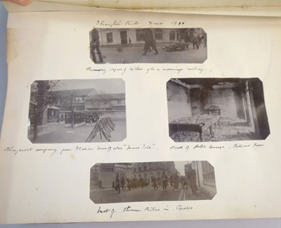 Lot 58 - Hong Kong. An album of 50 photographs of Hong Kong and Japan